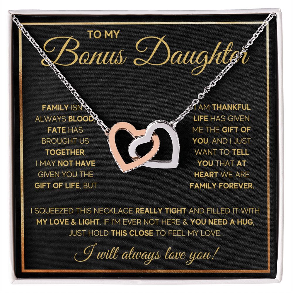 step daughter gifts from stepmom Stepdad To My Bonus Daughter Necklace OC9 Gifts
