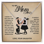 [LIMITED STOCK] TO MY MOM NECKLACE - YOUR LITTLE GIRL - ON CLOUD NINE GIFTS