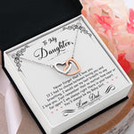 Daughter Gift From Mom Dad To My Badass Daughter to my daughter necklace Gifts For Daughter On Wedding Day Birthday Jewelry Wedding Present - ON CLOUD NINE GIFTS