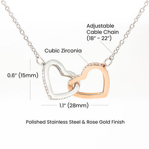 Daughter Gift From Mom Dad To My Badass Daughter to my daughter necklace Gifts For Daughter On Wedding Day Birthday Jewelry Wedding Present - ON CLOUD NINE GIFTS