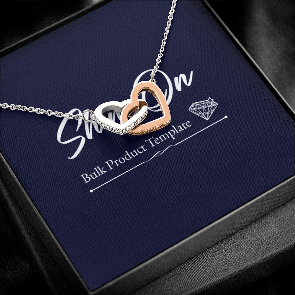 INTERLOCKING HEARTS NECKLACE GIFT SET - ON CLOUD NINE GIFTS