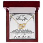 Daughter Gift From Mom Dad To My Badass Daughter to my daughter necklace Gifts For Daughter On Wedding Day Birthday Jewelry Wedding Present - ON CLOUD NINE GIFTS