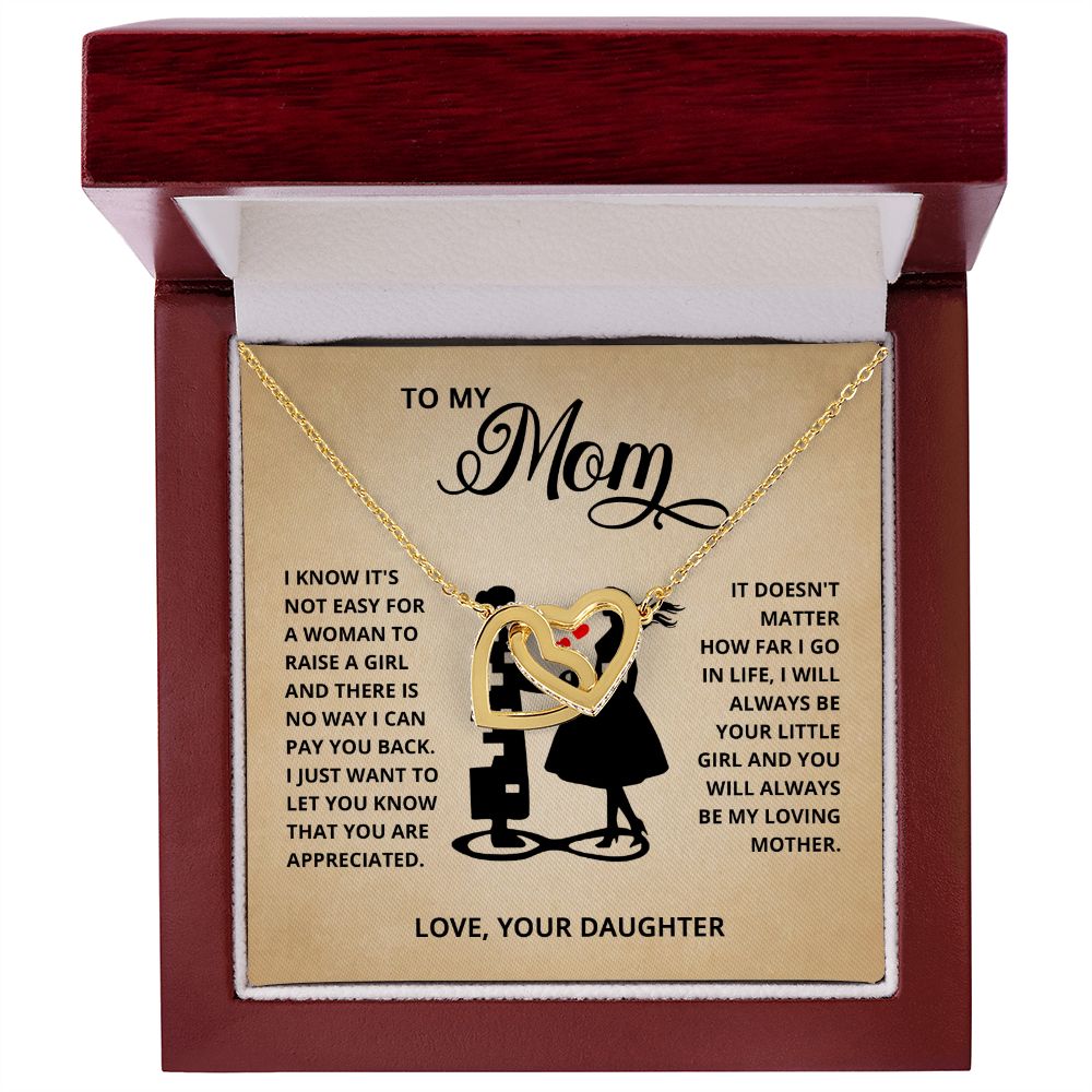 [LIMITED STOCK] TO MY MOM NECKLACE - YOUR LITTLE GIRL - ON CLOUD NINE GIFTS