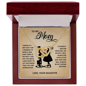[LIMITED STOCK] TO MY MOM NECKLACE - YOUR LITTLE GIRL - ON CLOUD NINE GIFTS