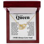 To my queen couples necklace to my wife birthday love gifts gift for girlfriend to my soulmate necklace for women gift ideas womens jewelry - ON CLOUD NINE GIFTS