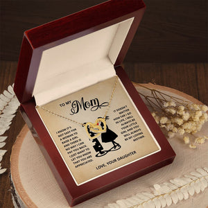 [LIMITED STOCK] TO MY MOM NECKLACE - YOUR LITTLE GIRL - ON CLOUD NINE GIFTS