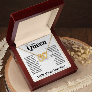 To my queen couples necklace to my wife birthday love gifts gift for girlfriend to my soulmate necklace for women gift ideas womens jewelry - ON CLOUD NINE GIFTS