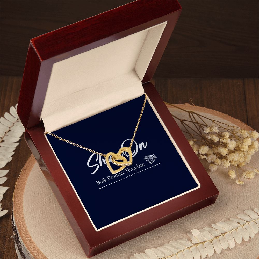 INTERLOCKING HEARTS NECKLACE GIFT SET - ON CLOUD NINE GIFTS