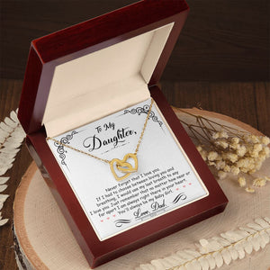 Daughter Gift From Mom Dad To My Badass Daughter to my daughter necklace Gifts For Daughter On Wedding Day Birthday Jewelry Wedding Present - ON CLOUD NINE GIFTS