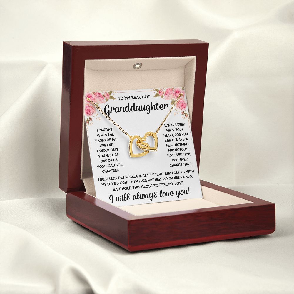 [LIMITED STOCK] GRANDDAUGHTER NECKLACE - FEEL MY LOVE - ON CLOUD NINE GIFTS
