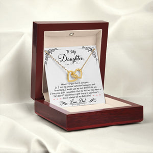 Daughter Gift From Mom Dad To My Badass Daughter to my daughter necklace Gifts For Daughter On Wedding Day Birthday Jewelry Wedding Present - ON CLOUD NINE GIFTS