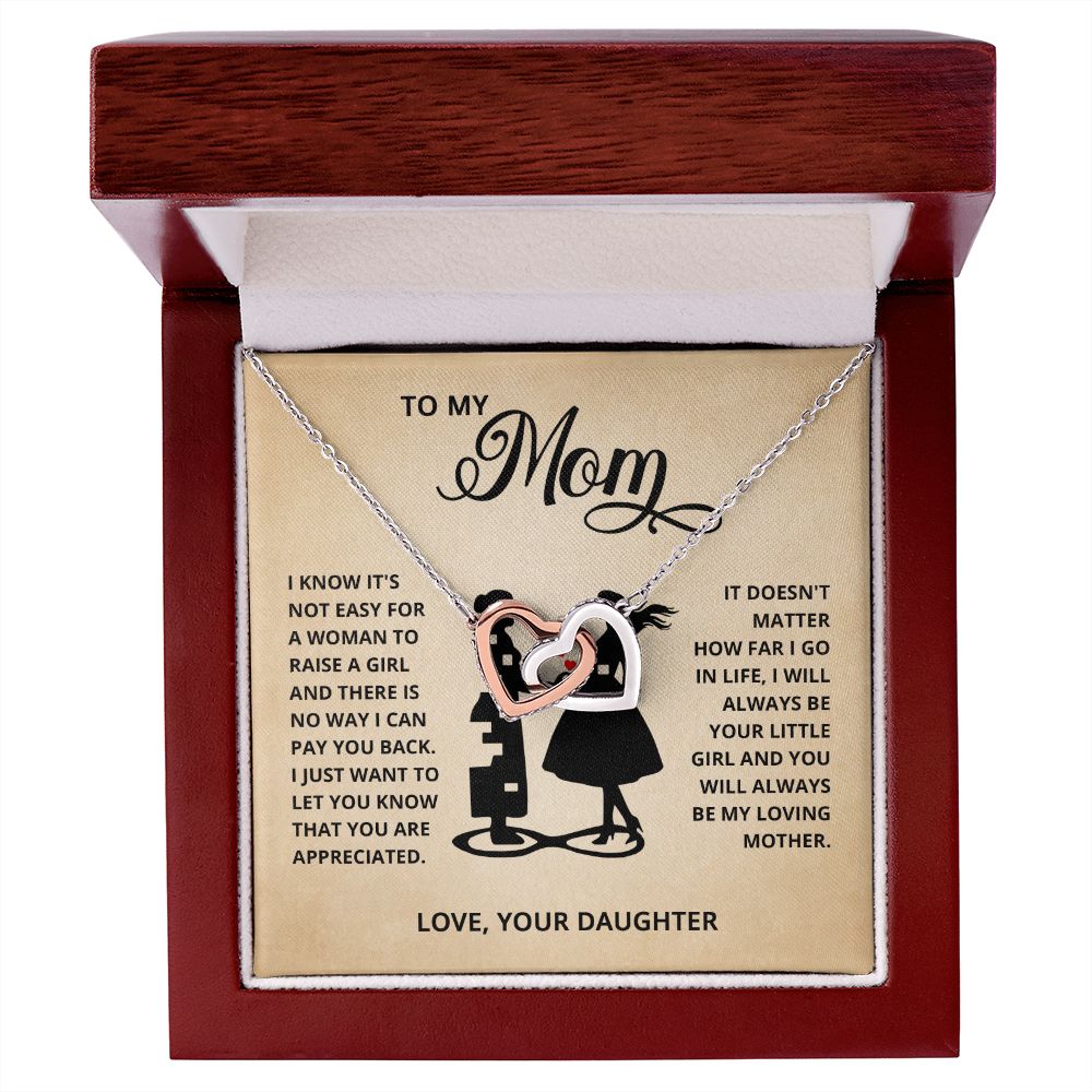 [LIMITED STOCK] TO MY MOM NECKLACE - YOUR LITTLE GIRL - ON CLOUD NINE GIFTS