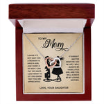 [LIMITED STOCK] TO MY MOM NECKLACE - YOUR LITTLE GIRL - ON CLOUD NINE GIFTS