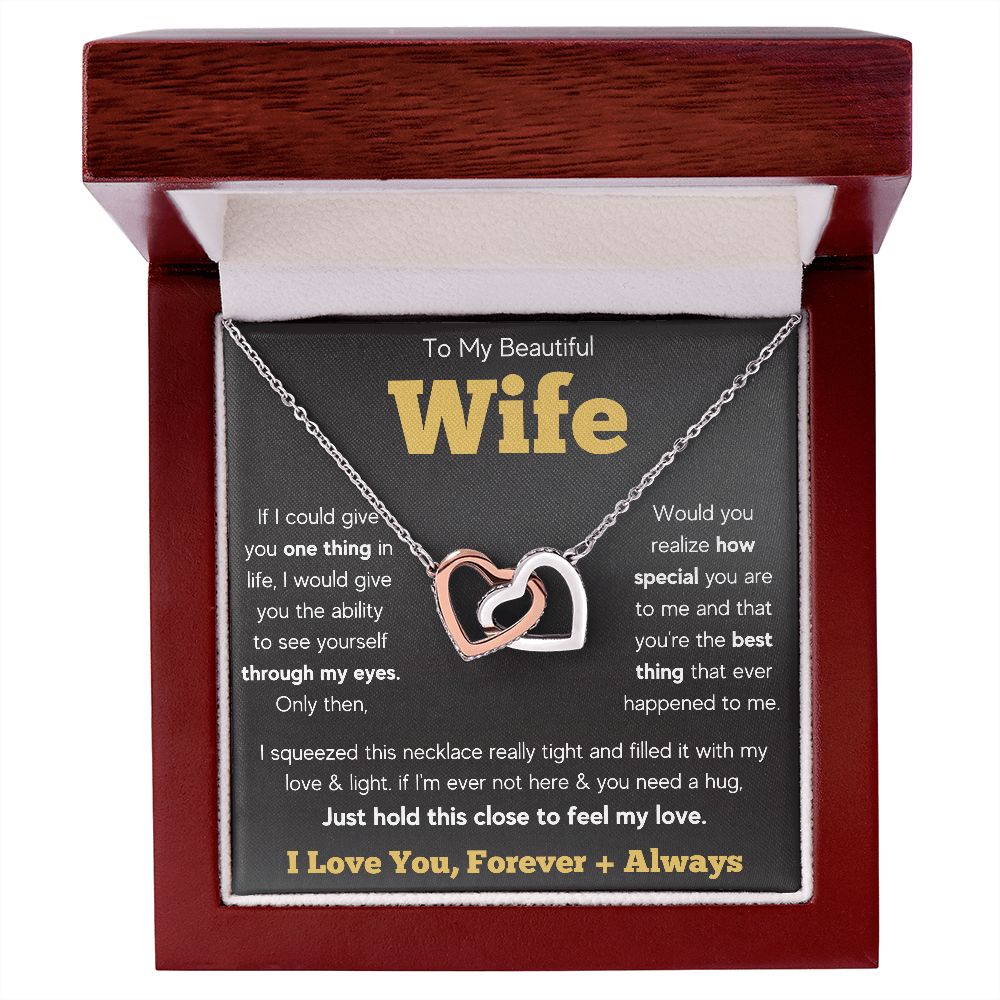 [ALMOST SOLD OUT] WIFE NECKLACE - FEEL MY LOVE - ON CLOUD NINE GIFTS