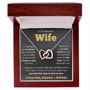 [ALMOST SOLD OUT] WIFE NECKLACE - FEEL MY LOVE - ON CLOUD NINE GIFTS