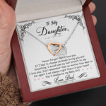 Daughter Gift From Mom Dad To My Badass Daughter to my daughter necklace Gifts For Daughter On Wedding Day Birthday Jewelry Wedding Present - ON CLOUD NINE GIFTS