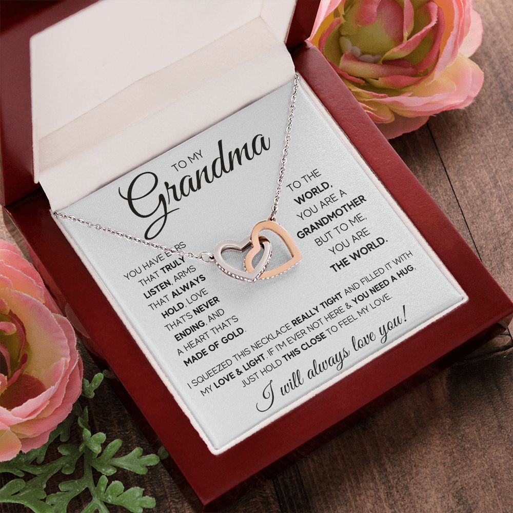 Grandma necklace nana gifts from grandkids birthday gift for grandmother gifts for grandma from granddaughter grandmother - ON CLOUD NINE GIFTS