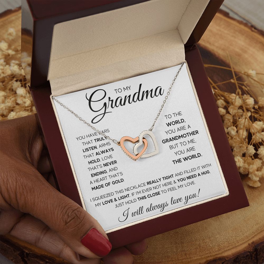 Grandma necklace nana gifts from grandkids birthday gift for grandmother gifts for grandma from granddaughter grandmother - ON CLOUD NINE GIFTS