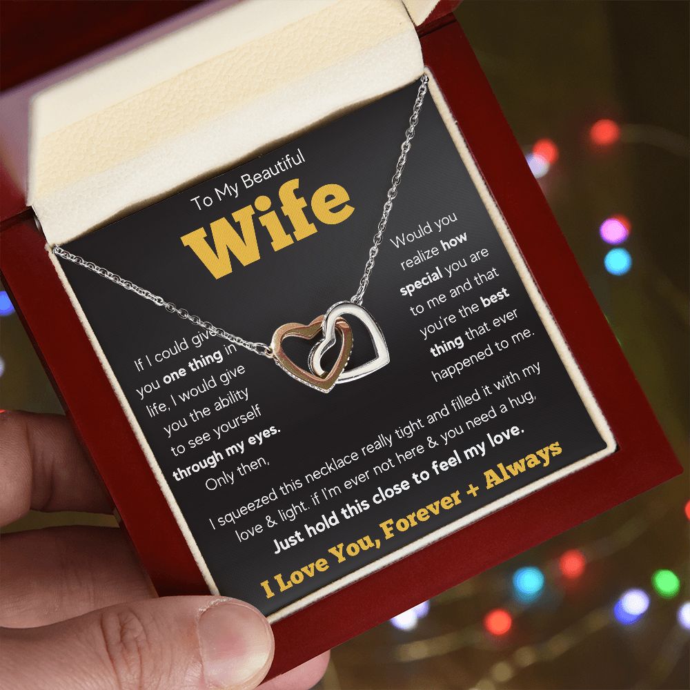 [ALMOST SOLD OUT] WIFE NECKLACE - FEEL MY LOVE - ON CLOUD NINE GIFTS