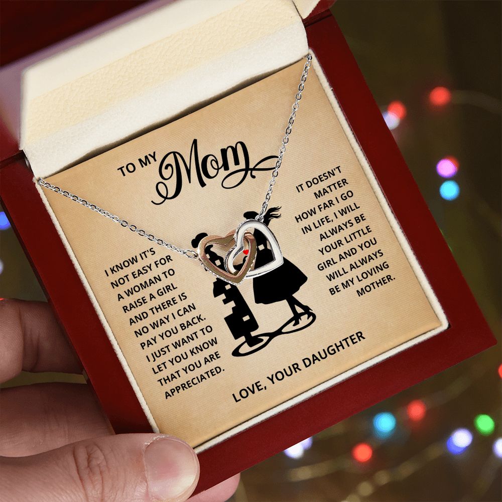 [LIMITED STOCK] TO MY MOM NECKLACE - YOUR LITTLE GIRL - ON CLOUD NINE GIFTS