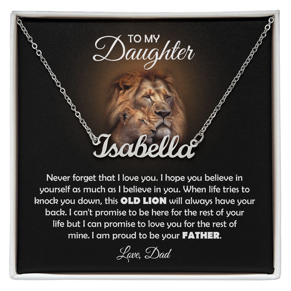 Custom necklace birthday gifts for daughter from dad daughter jewelry daddy and daughter gifts happy birthday daughter necklace for women - ON CLOUD NINE GIFTS