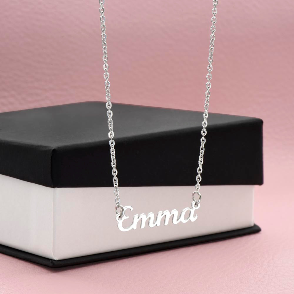 Personalized Custom Name Necklace gender reveal gifts mommy baby gift set cool gifts for new moms expecting necklace for pregnant women mom to be gifts for new mom - ON CLOUD NINE GIFTS