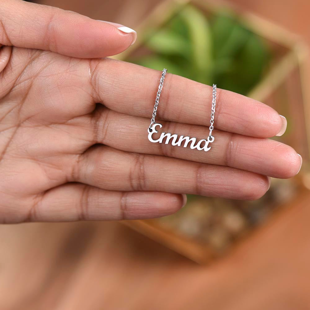 Personalized Custom Name Necklace gender reveal gifts mommy baby gift set cool gifts for new moms expecting necklace for pregnant women mom to be gifts for new mom - ON CLOUD NINE GIFTS