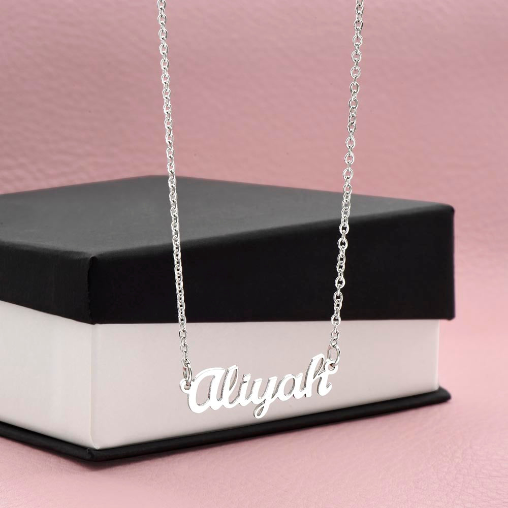 Personalized Custom Name Necklace From daughter son mom jewelry mother and daughter necklaces mother's birthday gifts - ON CLOUD NINE GIFTS