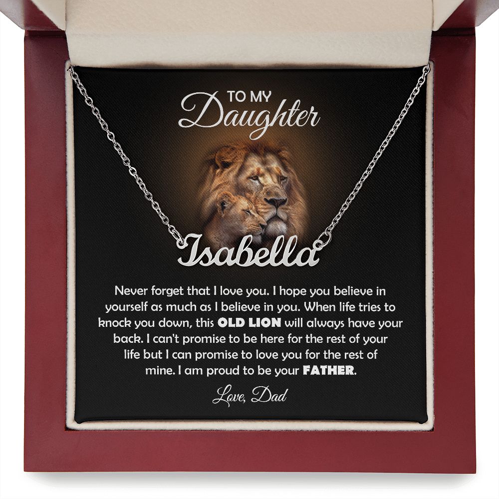 Custom necklace birthday gifts for daughter from dad daughter jewelry daddy and daughter gifts happy birthday daughter necklace for women - ON CLOUD NINE GIFTS