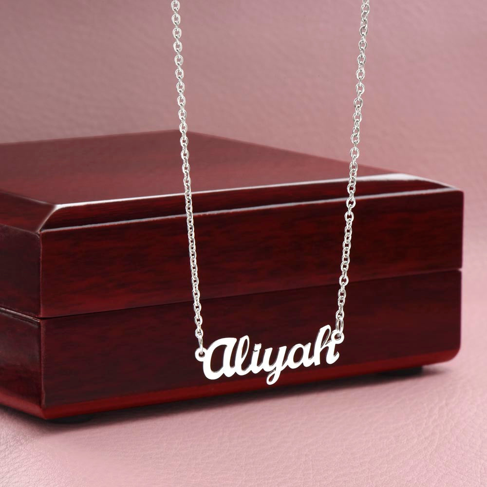 Personalized Custom Name Necklace gender reveal gifts mommy baby gift set cool gifts for new moms expecting necklace for pregnant women mom to be gifts for new mom - ON CLOUD NINE GIFTS