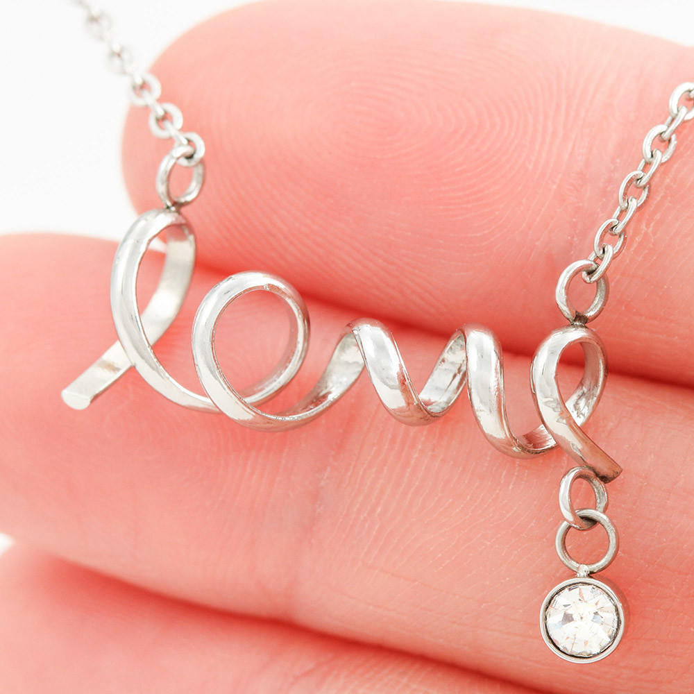 TO MY FAVORITE TEACHER LOVE NECKLACE | MESSAGE CARD | GIFT BOX - ON CLOUD NINE GIFTS