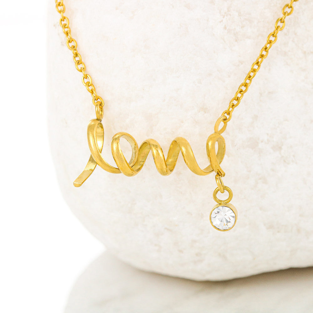 TO MY FAVORITE TEACHER LOVE NECKLACE | MESSAGE CARD | GIFT BOX - ON CLOUD NINE GIFTS