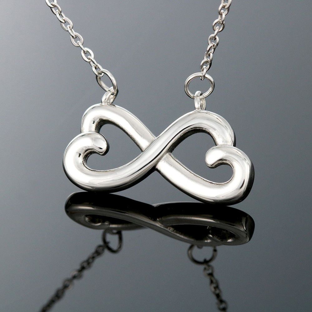 SISTERS INFINITY NECKLACE | MESSAGE CARD | GIFT BOX - ON CLOUD NINE GIFTS