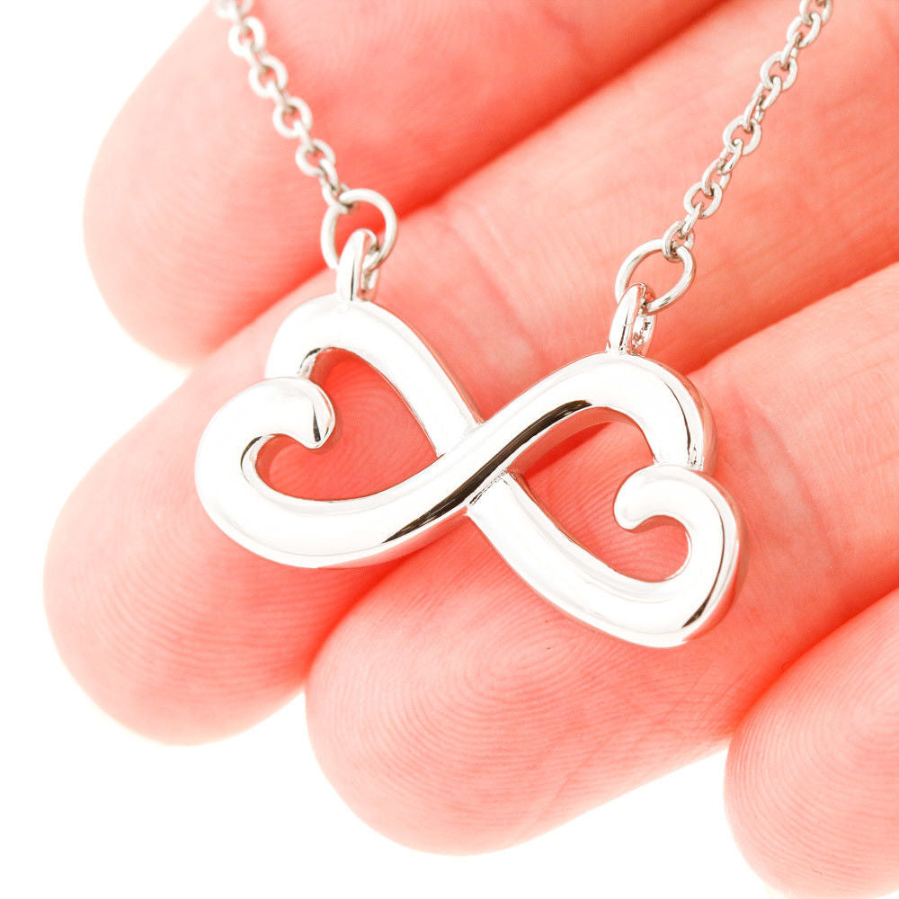 TO MY DAUGHTER INFINITY NECKLACE | MESSAGE CARD | GIFT BOX - ON CLOUD NINE GIFTS
