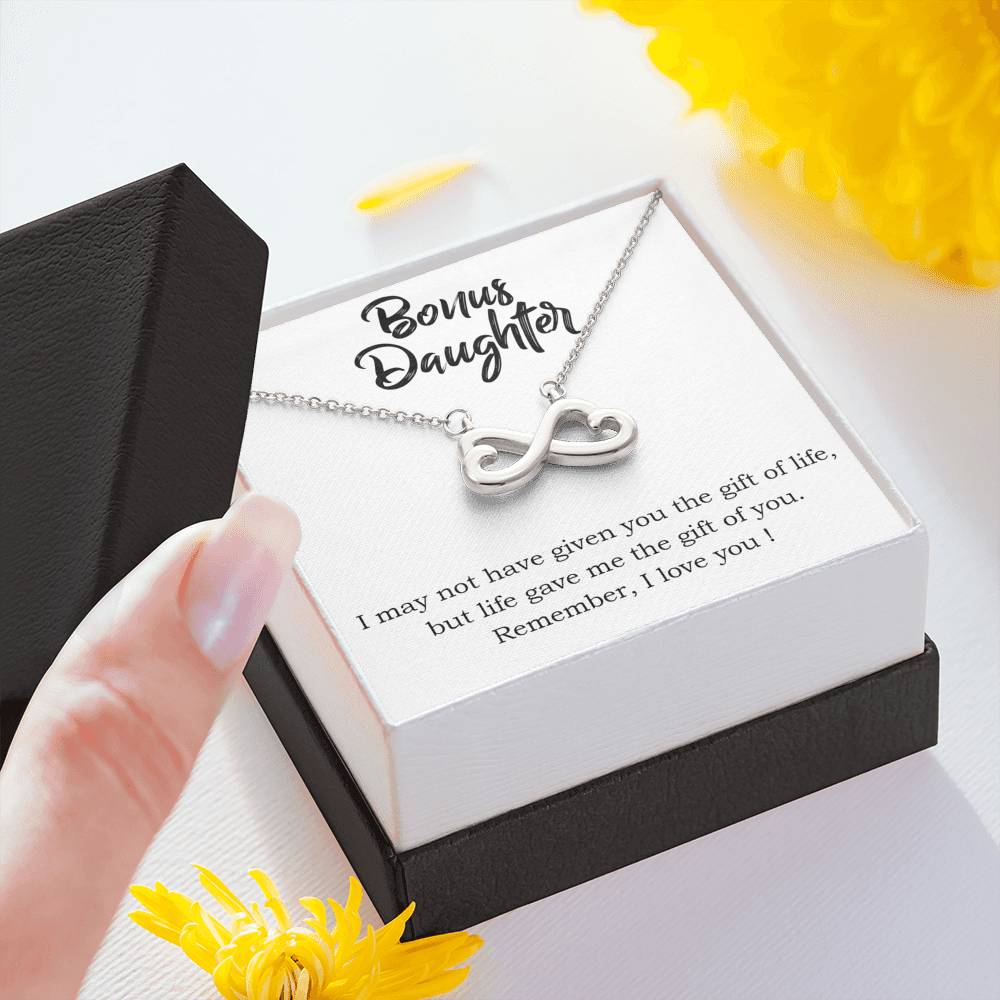 BONUS DAUGHTER "THE GIFT OF YOU" INFINITY NECKLACE GIFT SET - ON CLOUD NINE GIFTS