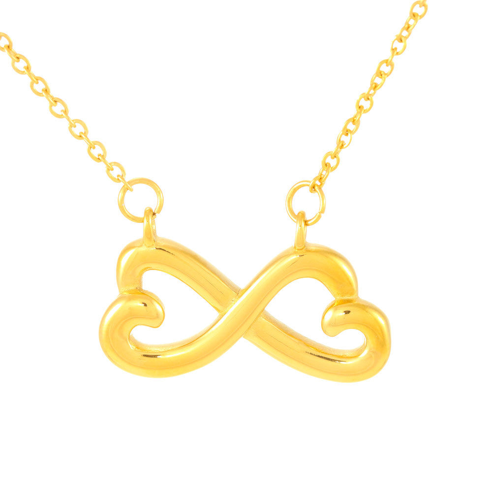 TO MY PERSON INFINITY NECKLACE "BLUE HEARTS" - ON CLOUD NINE GIFTS