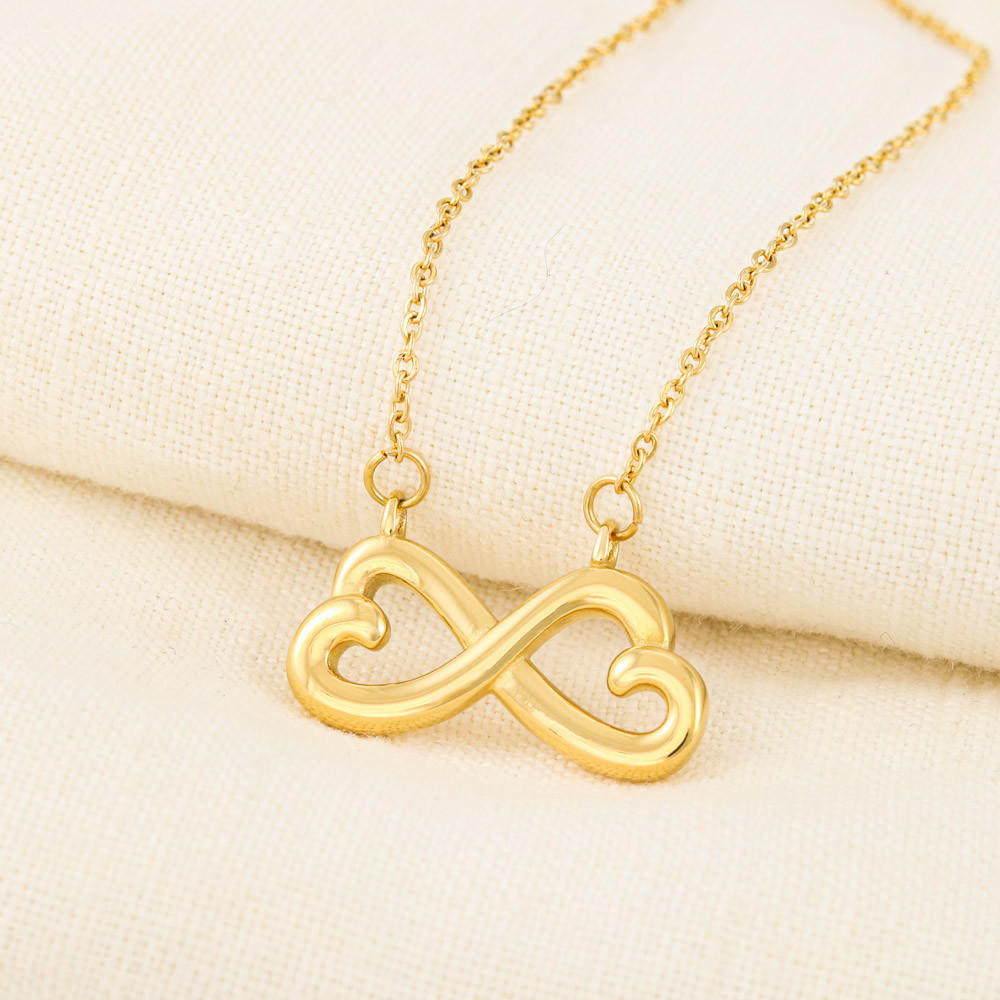SISTERS INFINITY NECKLACE | MESSAGE CARD | GIFT BOX - ON CLOUD NINE GIFTS