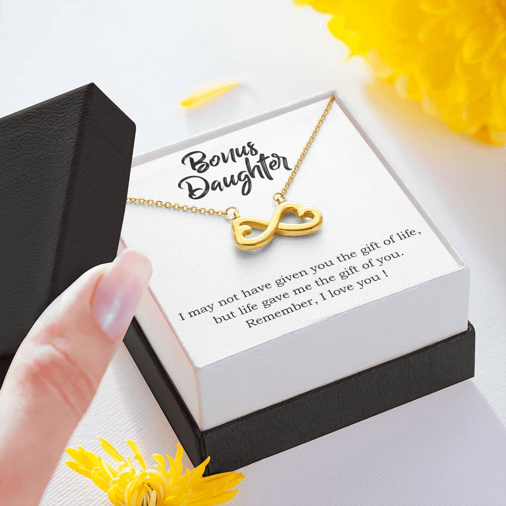 BONUS DAUGHTER "THE GIFT OF YOU" INFINITY NECKLACE GIFT SET - ON CLOUD NINE GIFTS