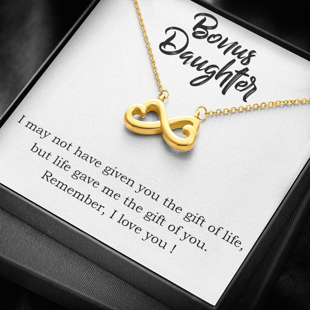 BONUS DAUGHTER "THE GIFT OF YOU" INFINITY NECKLACE GIFT SET - ON CLOUD NINE GIFTS