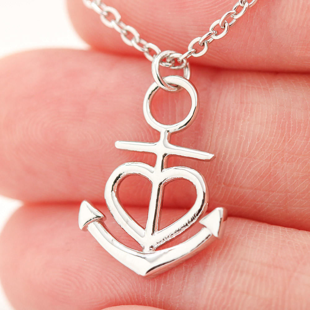 PARA MI ESPOSITA ANCHOR NECKLACE | WIFE SPANISH MESSAGE CARD | GIFT BOX - ON CLOUD NINE GIFTS