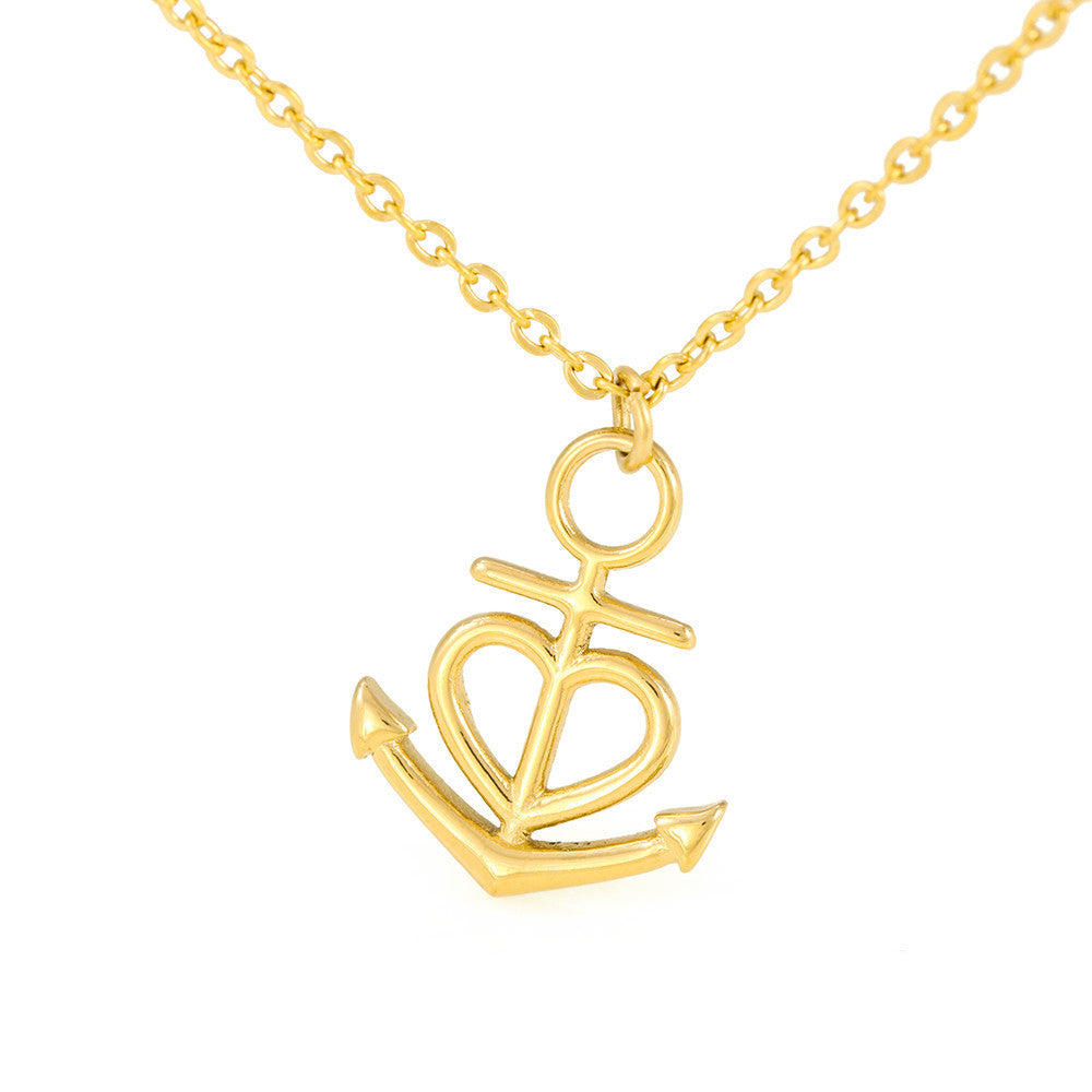 PARA MI ESPOSITA ANCHOR NECKLACE | WIFE SPANISH MESSAGE CARD | GIFT BOX - ON CLOUD NINE GIFTS