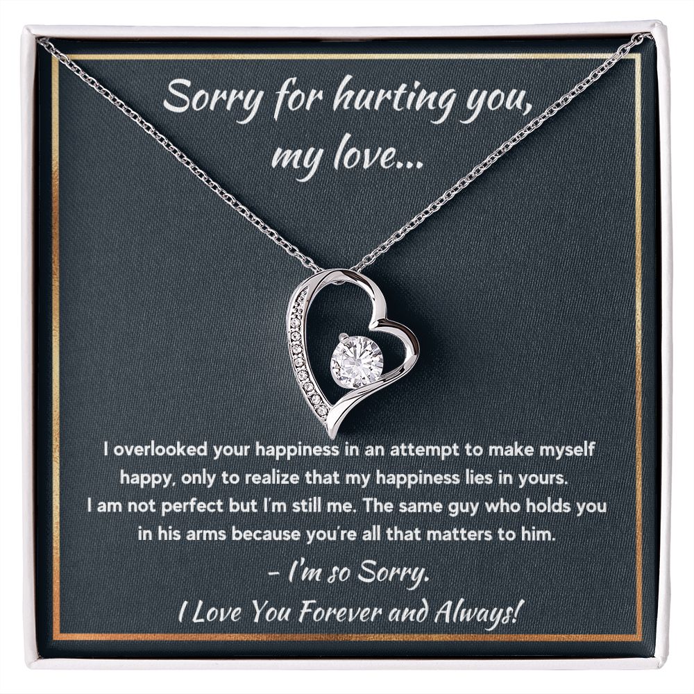 im sorry gifts for her gift card for women apology gifts for her please forgive me jewerly im sorry card apology card i love you necklace - ON CLOUD NINE GIFTS
