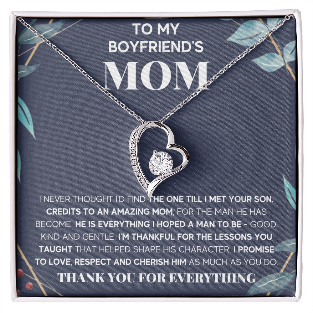 To My Future Mother In Law Gifts From Girlfriend Christmas Gifts For Boyfriends Mom Necklace - ON CLOUD NINE GIFTS