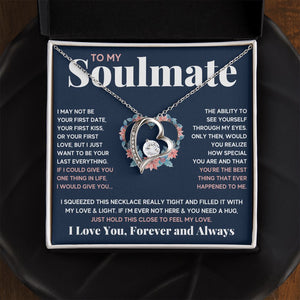 couples necklace to my wife birthday love gifts gift for girlfriend to my soulmate necklace for women gift ideas womens jewelry - ON CLOUD NINE GIFTS