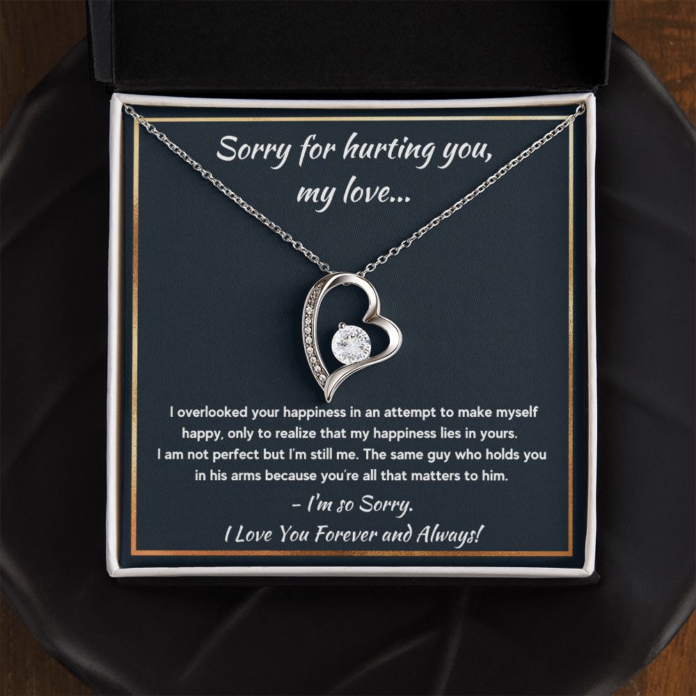 im sorry gifts for her gift card for women apology gifts for her please forgive me jewerly im sorry card apology card i love you necklace - ON CLOUD NINE GIFTS