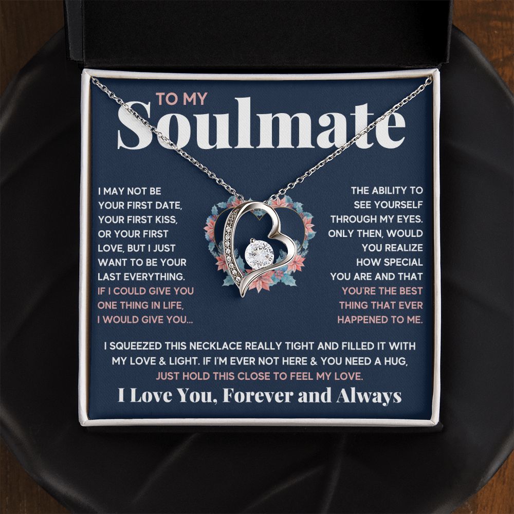 couples necklace to my wife birthday love gifts gift for girlfriend to my soulmate necklace for women gift ideas womens jewelry - ON CLOUD NINE GIFTS