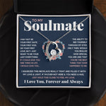 couples necklace to my wife birthday love gifts gift for girlfriend to my soulmate necklace for women gift ideas womens jewelry - ON CLOUD NINE GIFTS