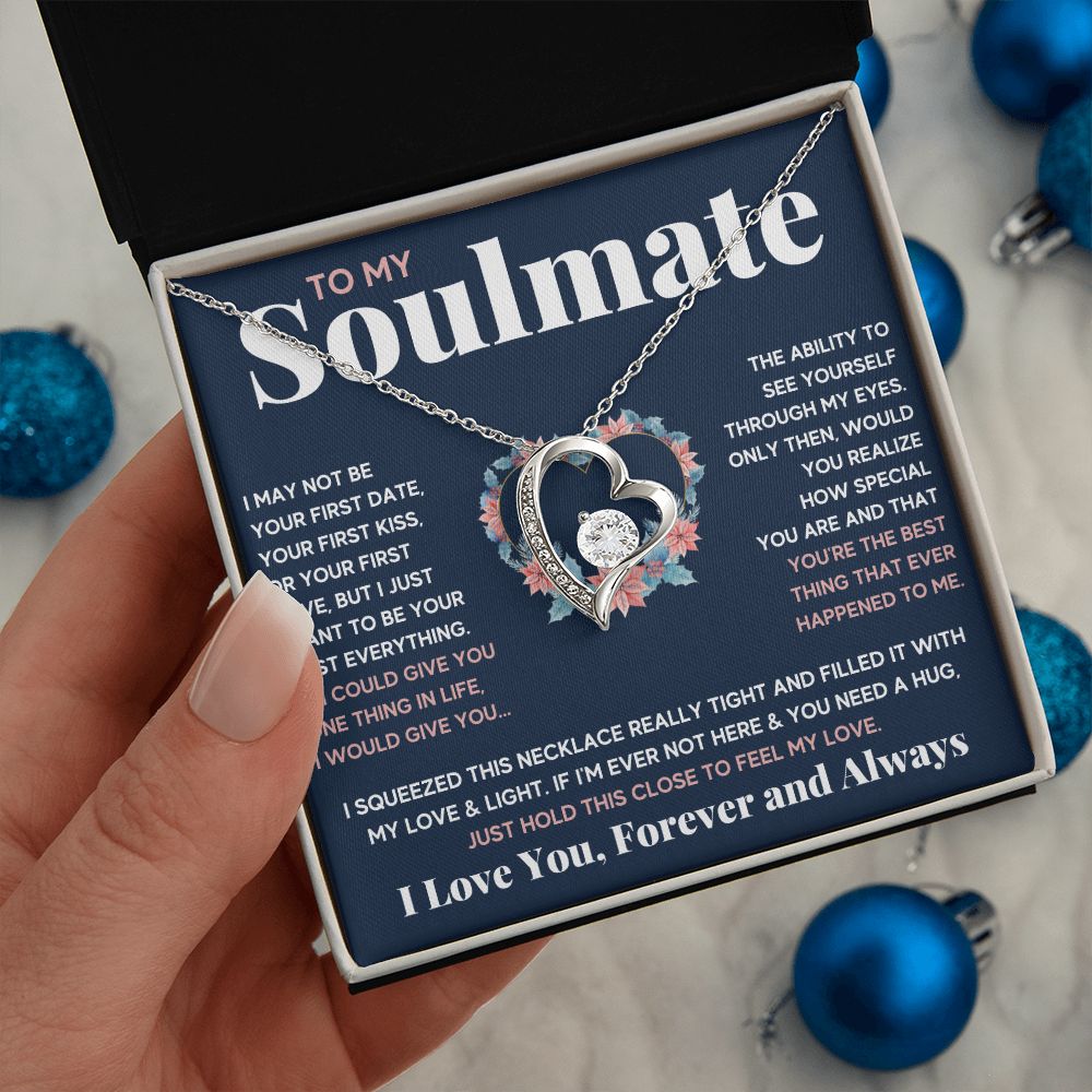 couples necklace to my wife birthday love gifts gift for girlfriend to my soulmate necklace for women gift ideas womens jewelry - ON CLOUD NINE GIFTS