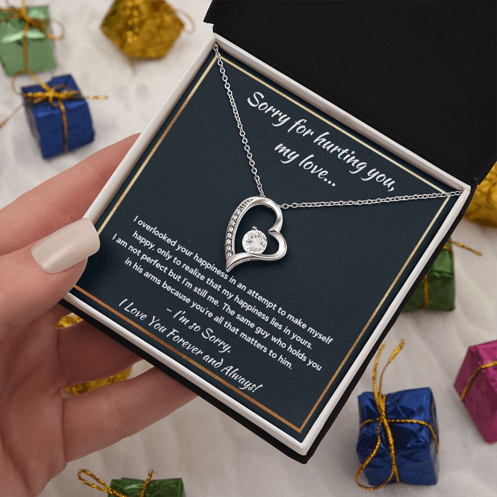 im sorry gifts for her gift card for women apology gifts for her please forgive me jewerly im sorry card apology card i love you necklace - ON CLOUD NINE GIFTS