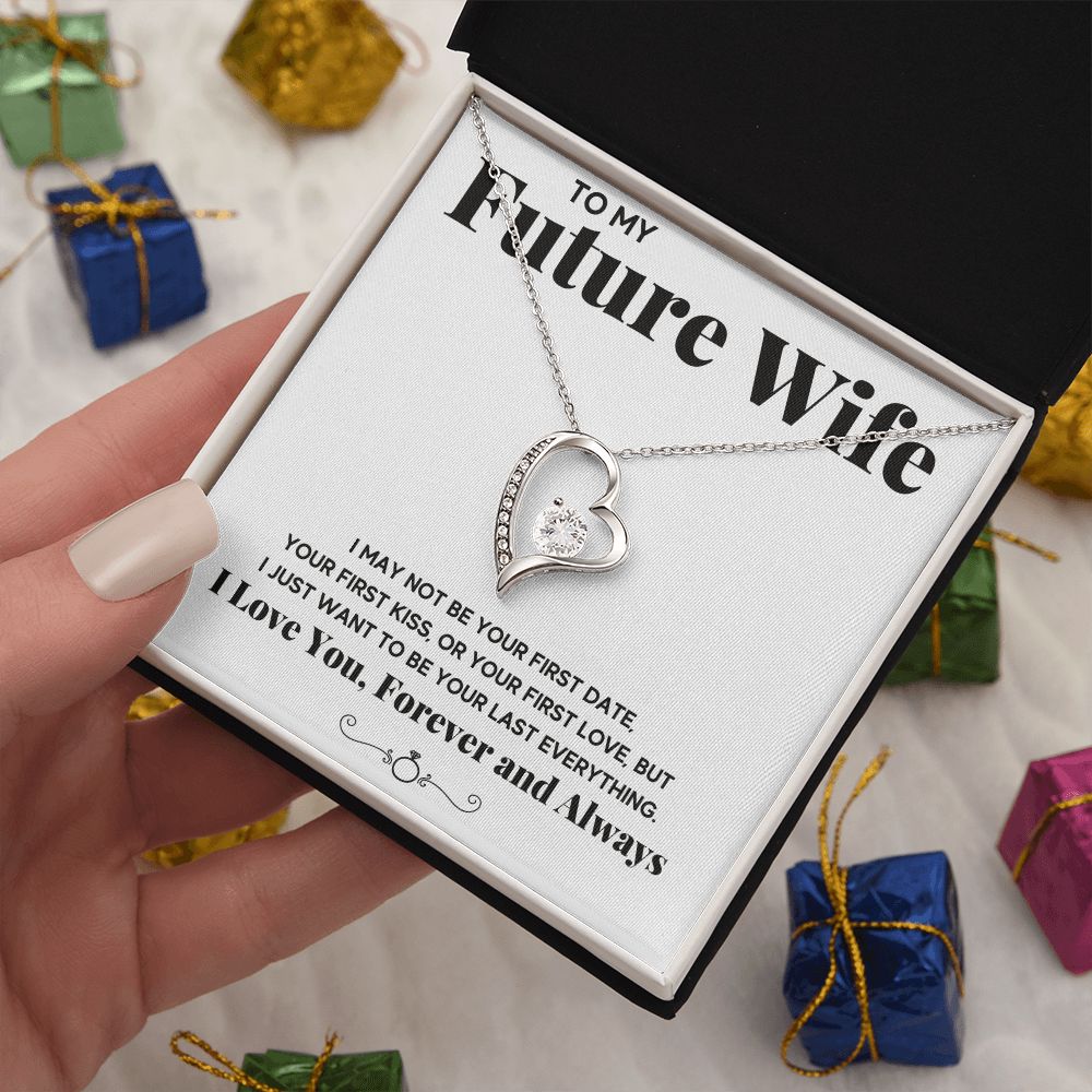 promise necklace for her fiance gifts for her necklaces for couples love necklace soulmate jewelry future wife necklace womens jewelry - ON CLOUD NINE GIFTS